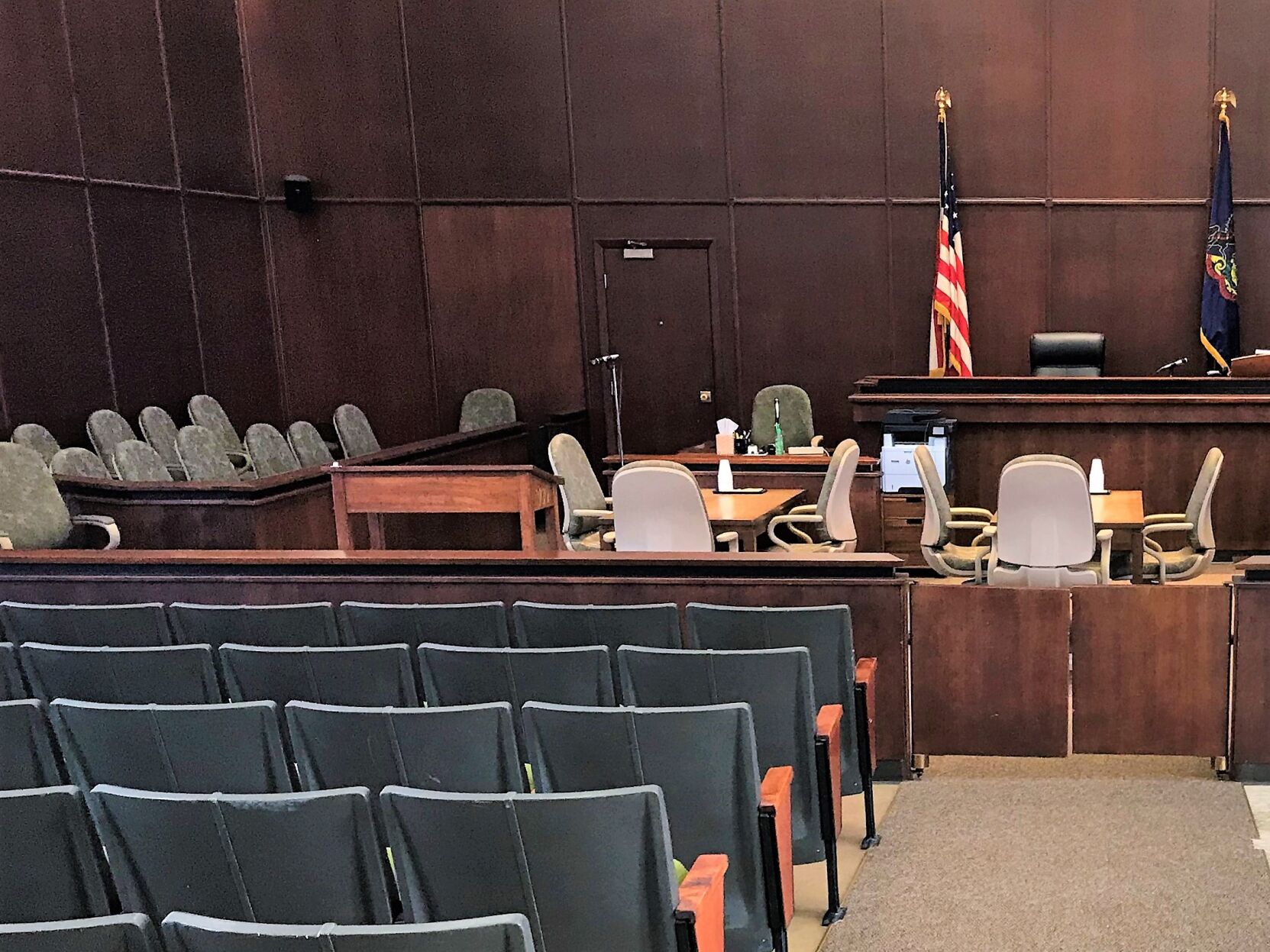 The Elk County Main Courtroom